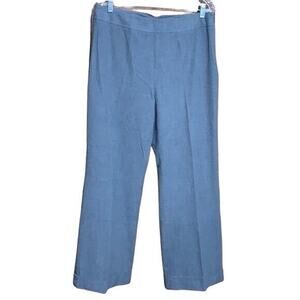 Eddie Bauer Womens Dress Pants Trousers Bremerton Fit Wide Leg Gray Size 14
